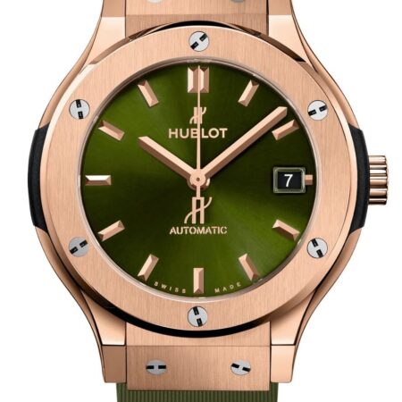 Hublot Classic Fusion Green King Gold Unisex Watch
