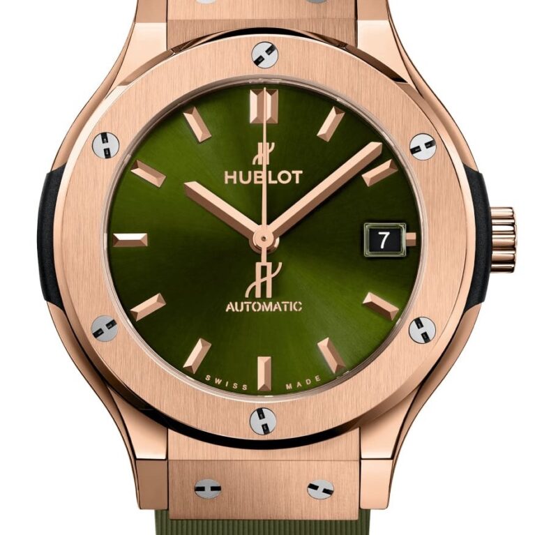 Hublot Classic Fusion Green King Gold Unisex Watch