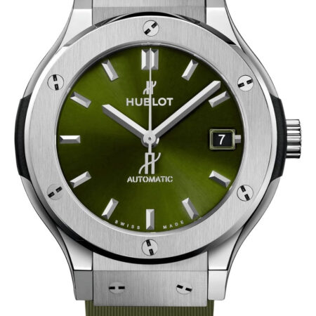 Hublot Classic Fusion Green Titanium Unisex Watch