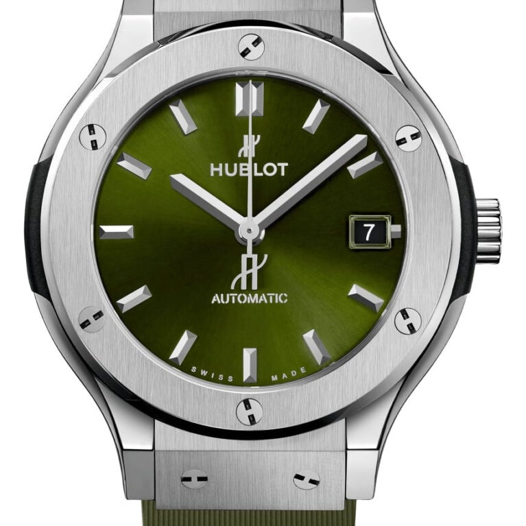 Hublot Classic Fusion Green Titanium Unisex Watch