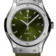 Hublot Classic Fusion Green Titanium Unisex Quartz Watch