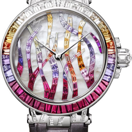 Breguet Marine Haute Joaillerie 18K White Gold 35.8mm Ladies Watch