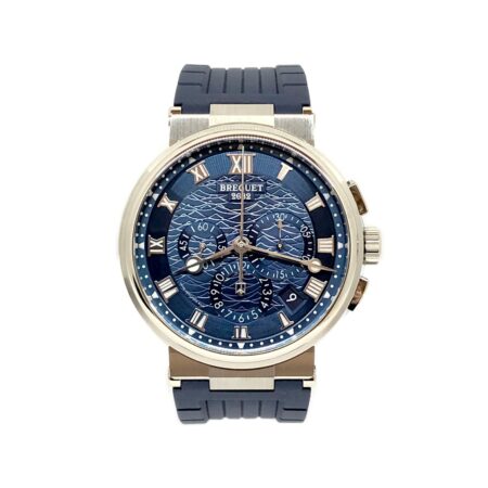 Breguet Marine 5527 Chronograph 18K White Gold Men's Watch