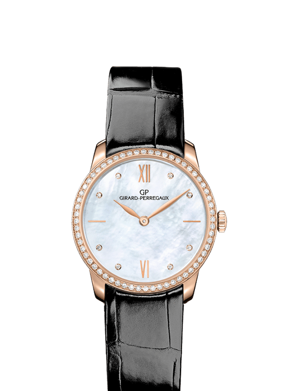Girard Perregaux 1966 18K Rose Gold Diamond Lady's Watch