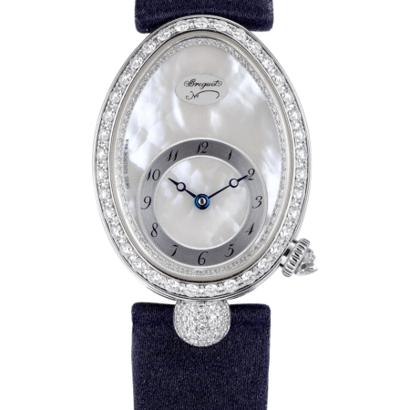 Breguet Reine de Naples Automatic Mini 18K White Gold & Diamonds Ladies Watch