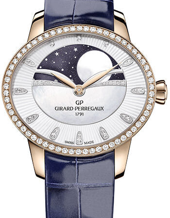 Girard Perregaux Cat's Eye Celestial 18K Rose Gold Lady's Watch