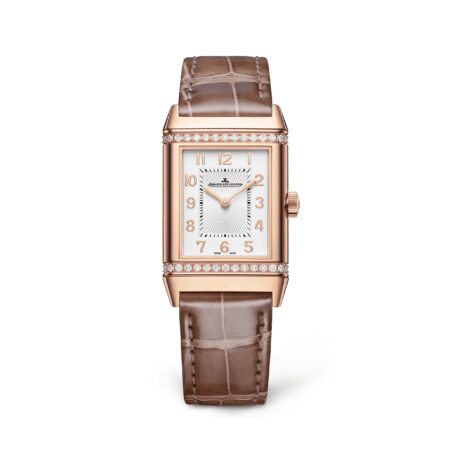 Jaeger-Lecoultre Reverso Classic Duetto Rose Gold & Diamonds Lady`s Watch