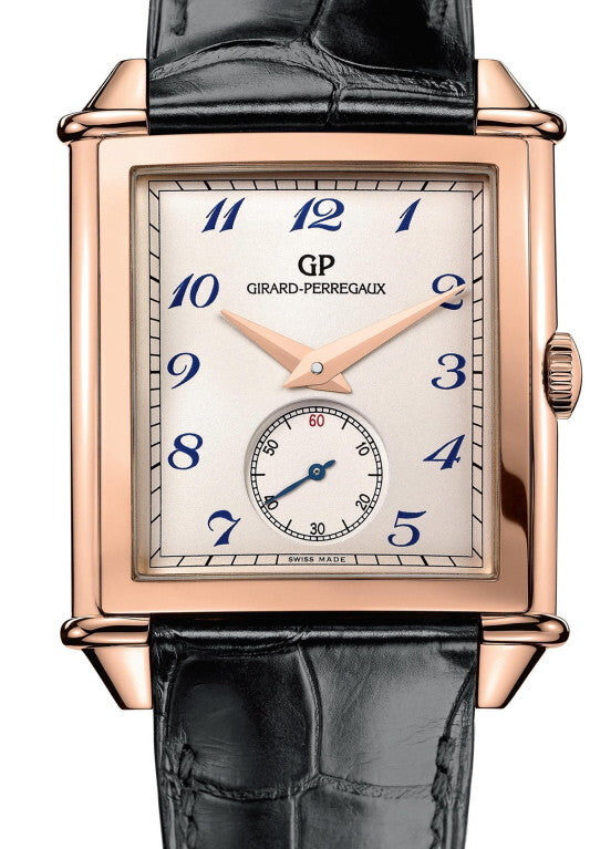 Girard Perregaux Vintage 1945 XXL Silver Dial 18K Rose Gold Men's Watch