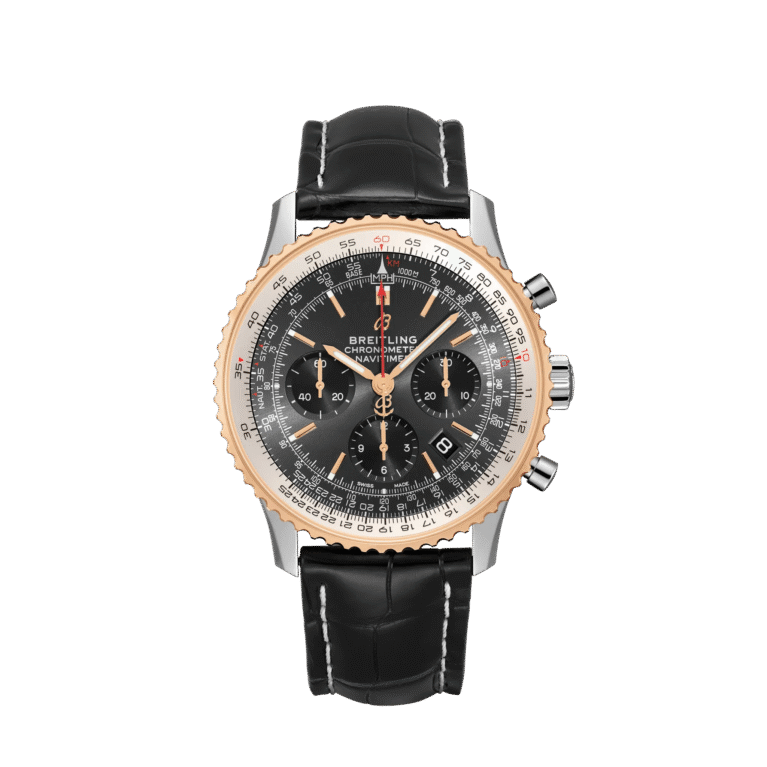 Breitling Navitimer B01 Chronograph 43 Stainless Steel & 18k Red Gold Men's Watch