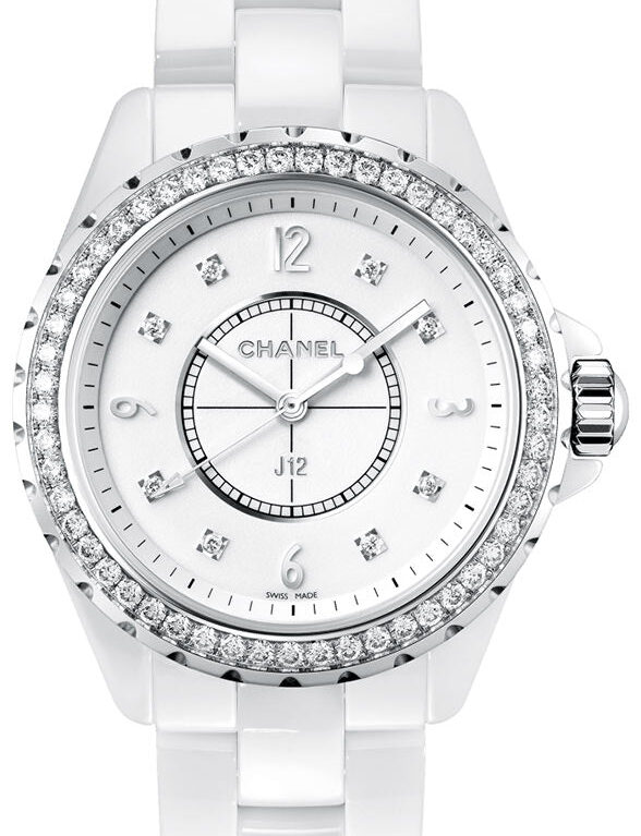 Chanel J12 Ceramic Diamond Lady's Watch