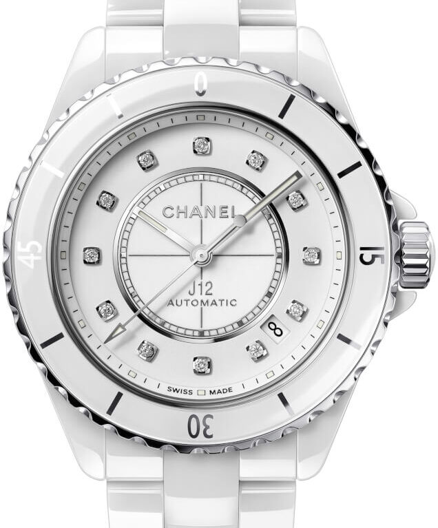 Chanel J12 Ceramic Diamond Lady's Watch