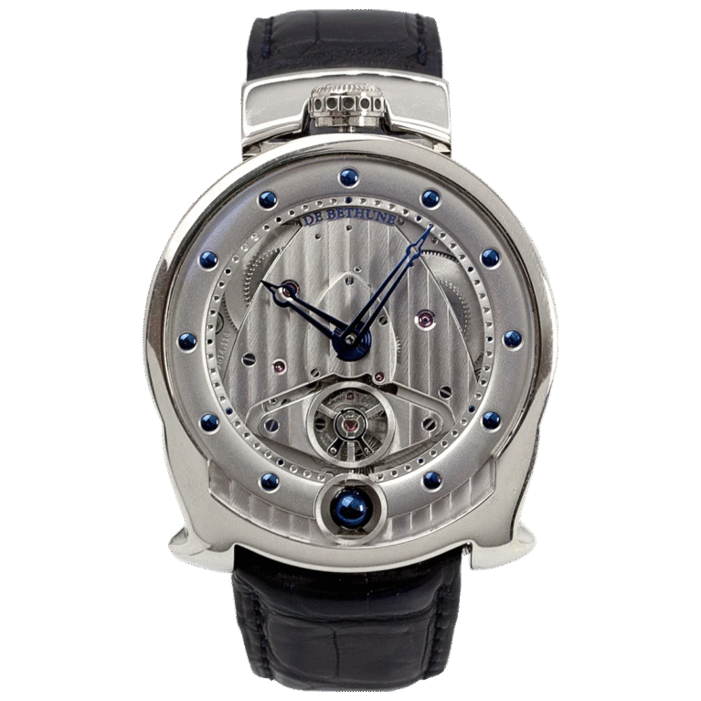 De Bethune DBS Moon Phase 18K White Gold Men's Watch