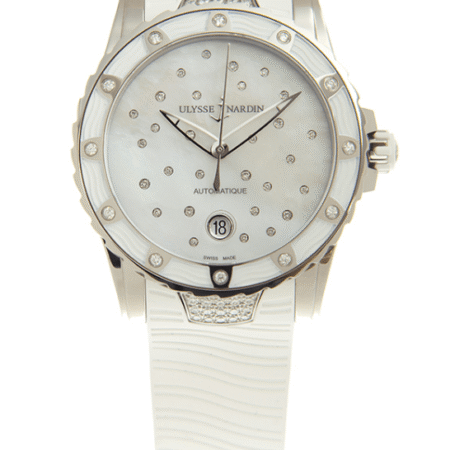 Ulysse Nardin Diver Starry Night  Stainless Steel & Diamonds Ladies Watch