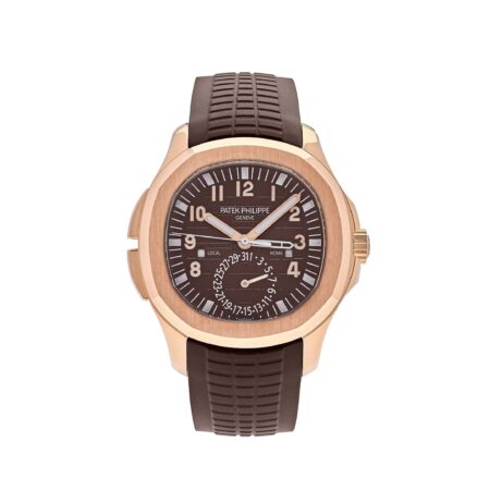 Patek Philippe Aquanaut 5164R-001 Travel Time Brown Dial Rose Gold (2024)