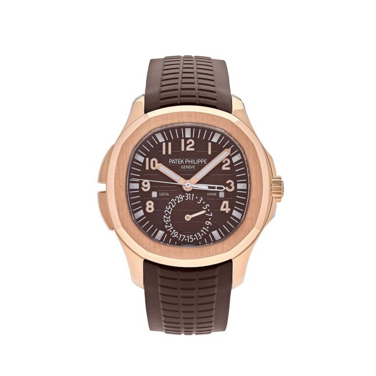 Patek Philippe Aquanaut 5164R-001 Travel Time Brown Dial Rose Gold (2024)