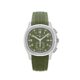 Patek Philippe Aquanaut 5968G-010 Chronograph White Gold Khaki Green Dial (2022)