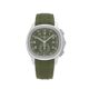 Patek Philippe Aquanaut 5968G-010 Chronograph White Gold Khaki Green Dial (2021)