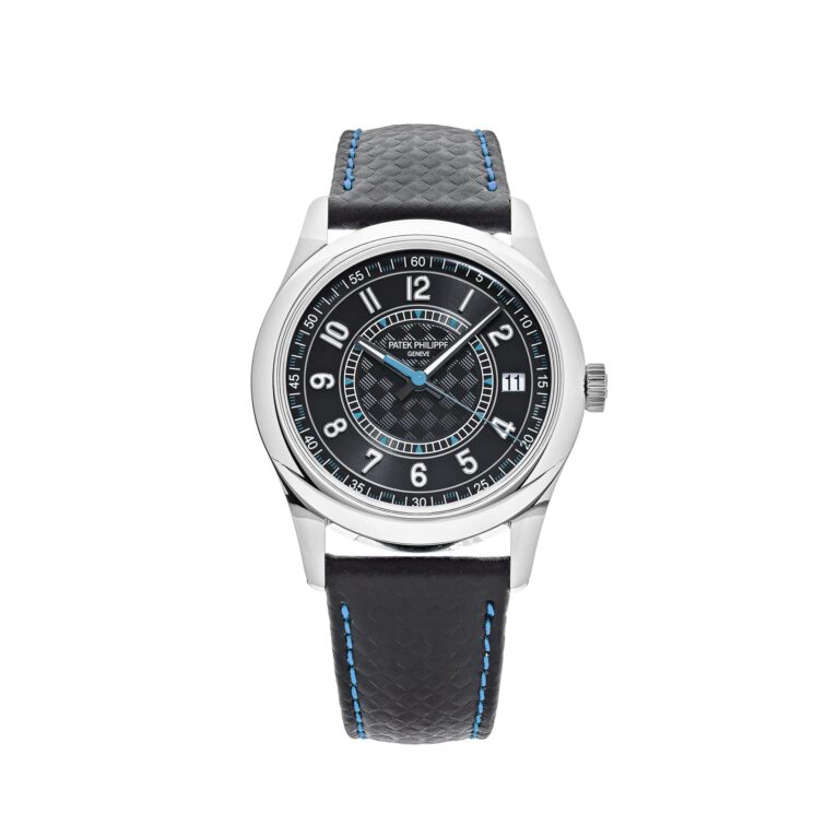 Patek Philippe Calatrava 6007G-011 White Gold Blue Accents