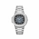 Patek Philippe Nautilus Travel Time’ Flyback Chronograph Stainless Steel Blue Dial