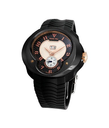 Franc Vila Quantieme Annuel Grand Dateur Automatique Stainless Steel Men's Watch